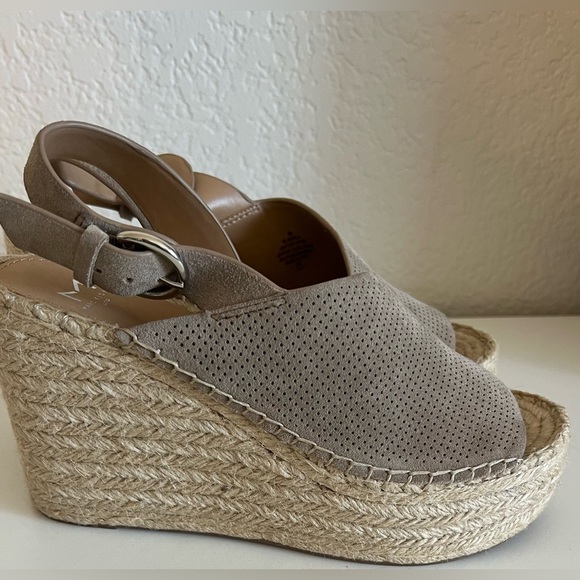 Andela Espadrille Wedge Sandal - Taupe - Picture 1 of 6